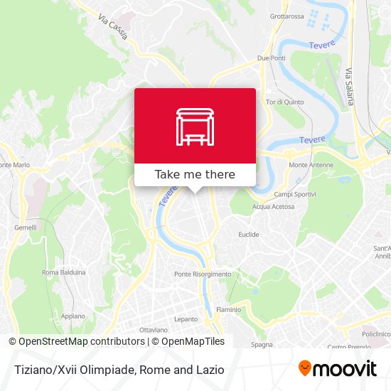 Tiziano/Xvii Olimpiade map