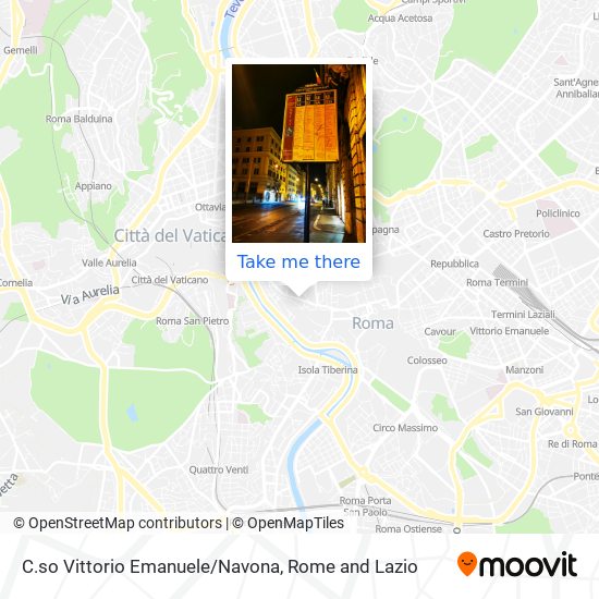 C.so Vittorio Emanuele/Navona map