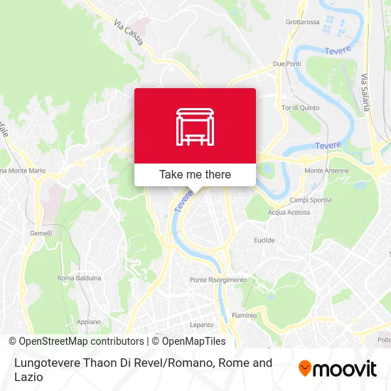 Lungotevere Thaon Di Revel / Romano map