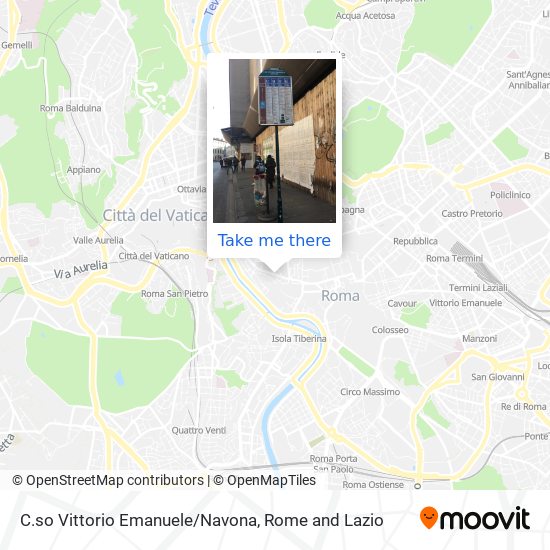 C.so Vittorio Emanuele/Navona map