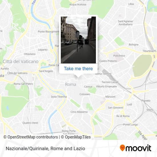 National/Quirinal map