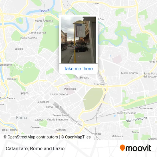 Catanzaro map