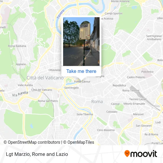 Lungotevere Marzio map
