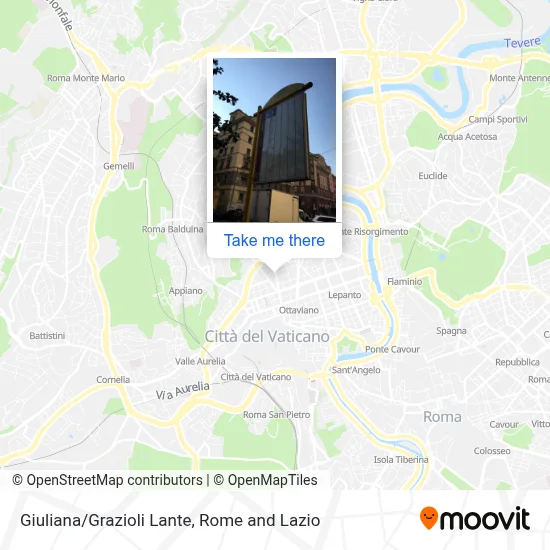 Giuliana/Grazioli Lante map