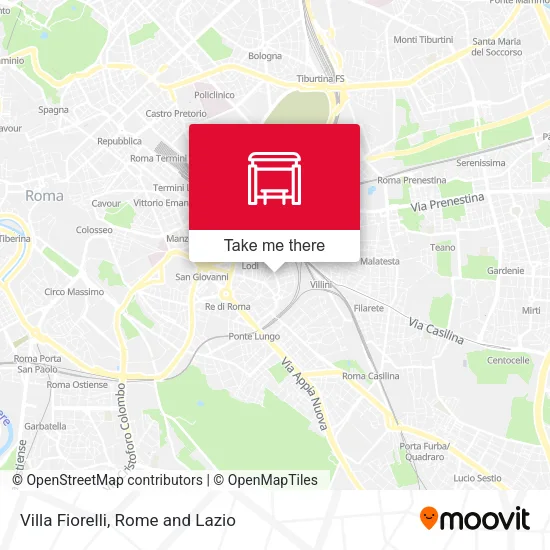 Villa Fiorelli map