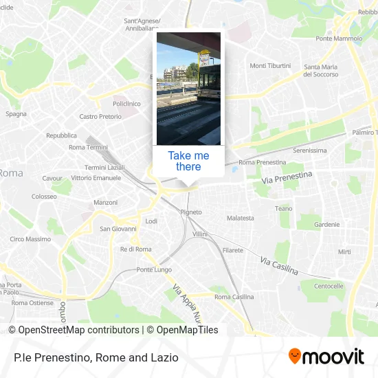 P.le Prenestino map
