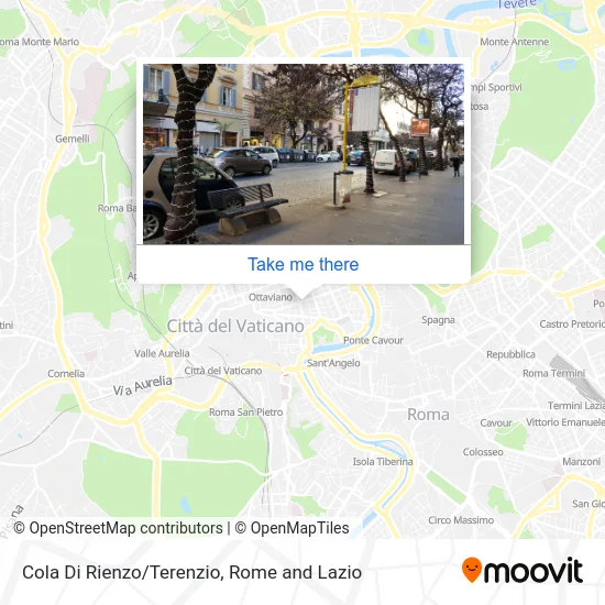 Cola Di Rienzo/Terenzio map