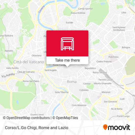 Corso/Chigi Square map