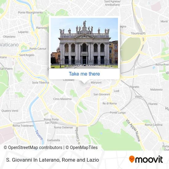 St. John Lateran map
