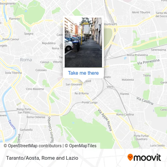 Taranto/Aosta map
