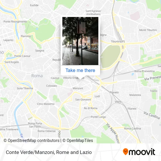 Conte Verde/Manzoni map