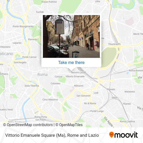 Vittorio Emanuele Square (Ma) map