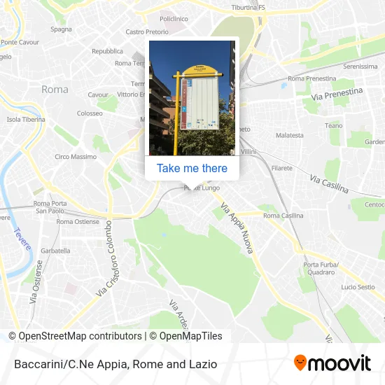 Baccarini/C.Ne Appia map