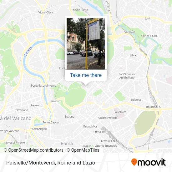 Paisiello/Monteverdi map