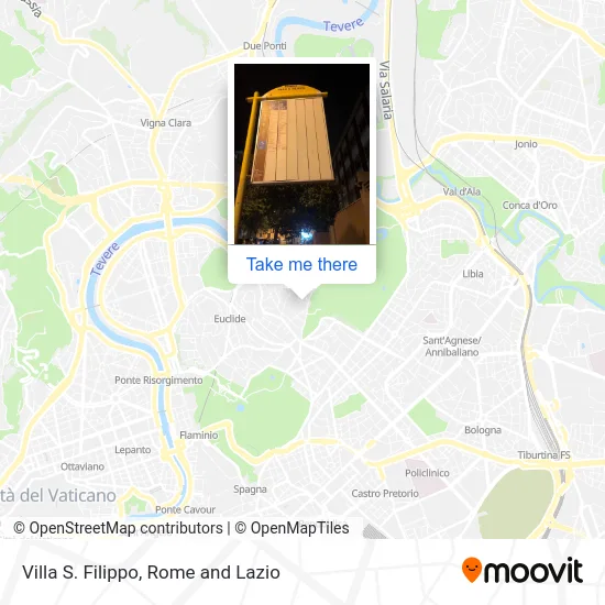 Villa S. Filippo map