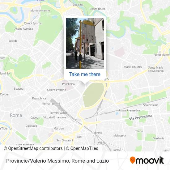 Provincie/Valerio Massimo map