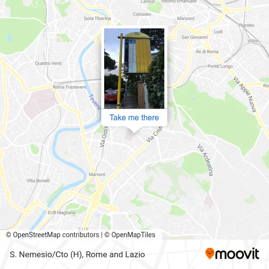 Saint Nemesio/Hospital map