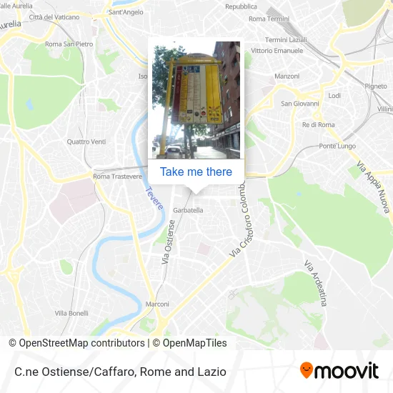 Ostiense Circle/Caffaro map