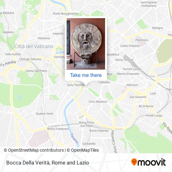 Bocca Della Verità map