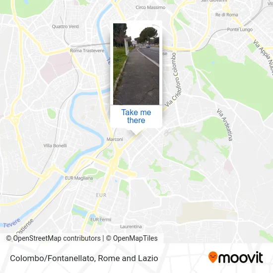 Colombo/Fontanellato map