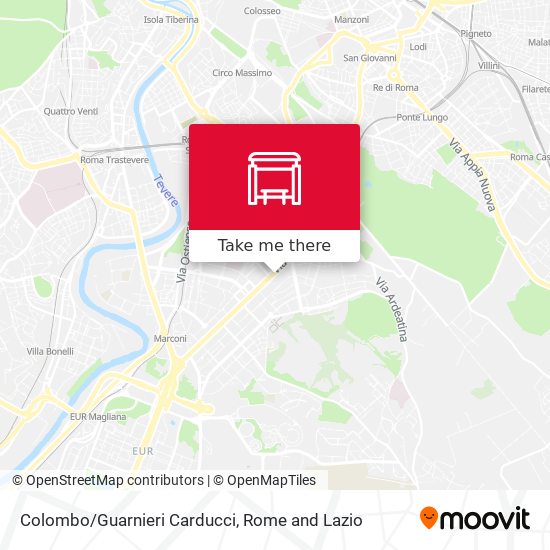 Colombo/Guarnieri Carducci map