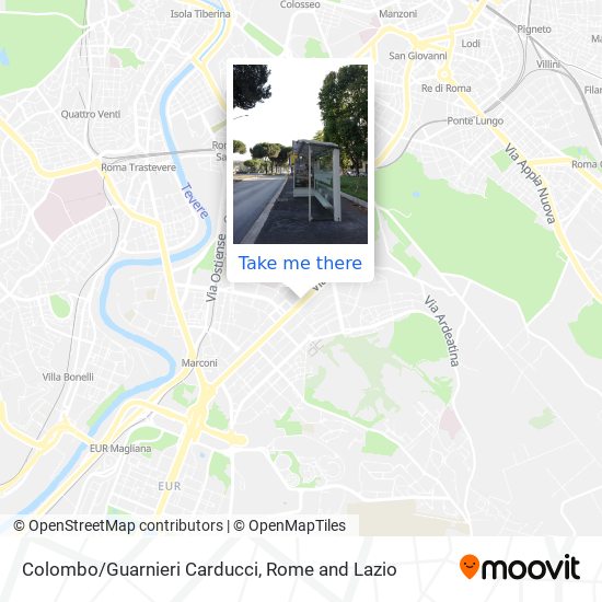 Colombo/Guarnieri Carducci map