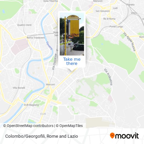 Colombo/Georgofili map