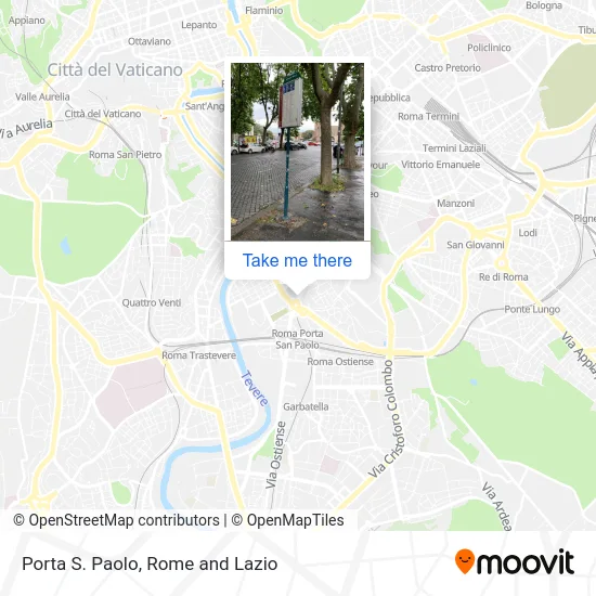 Porta S. Paolo map