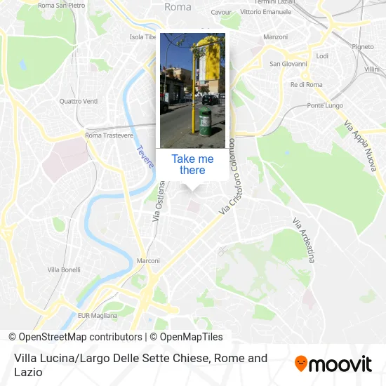 Villa Lucina / Seven Churches Square map