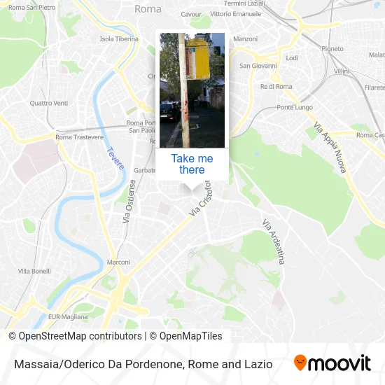 Massaia/Oderico Da Pordenone map