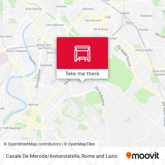 Casale De Merode/Annunziatella map