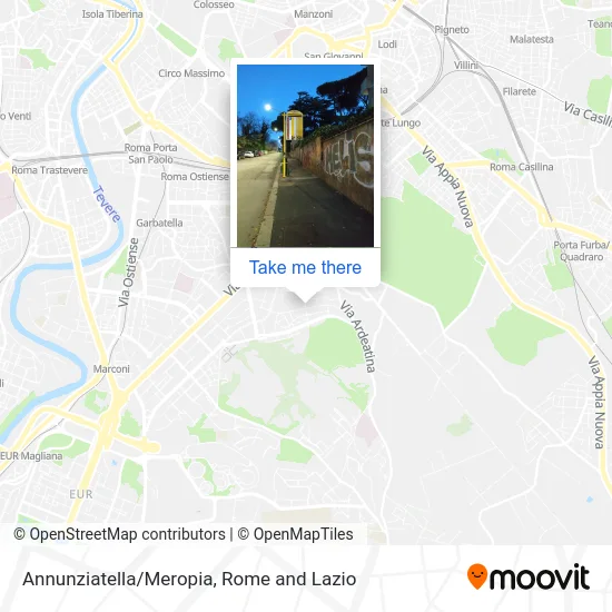 Annunziatella/Meropia map