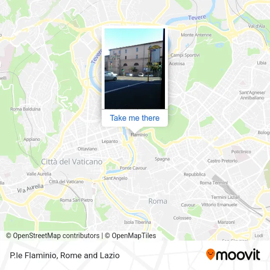 P.le Flaminio map