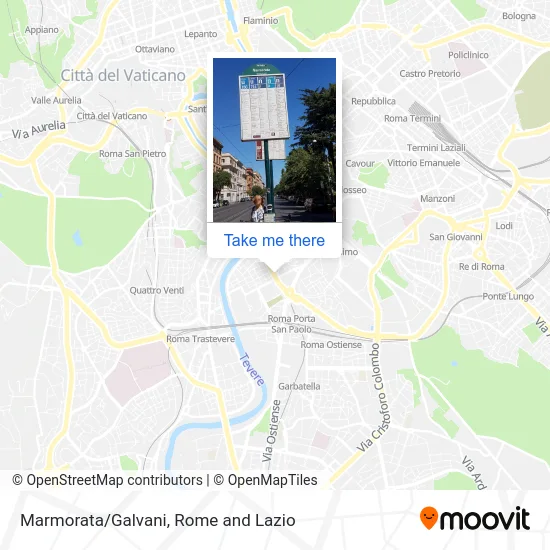 Marmorata/Galvani map