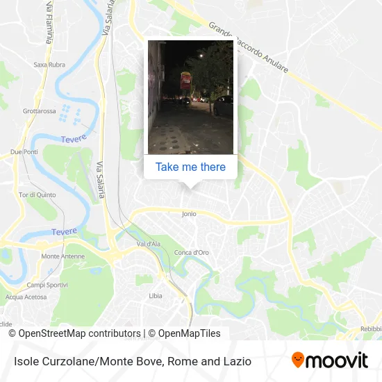 Isole Curzolane/Monte Bove map