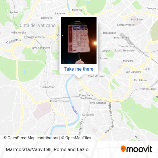 Marmorata/Vanvitelli map