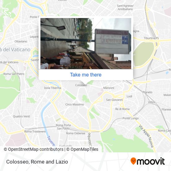 Colosseo map