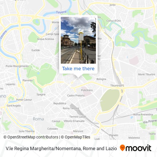 V.le Regina Margherita / Nomentana map