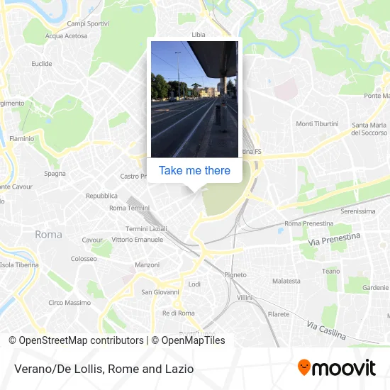 Verano/De Lollis map