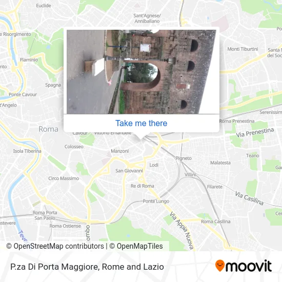 Piazza Di Porta Maggiore map