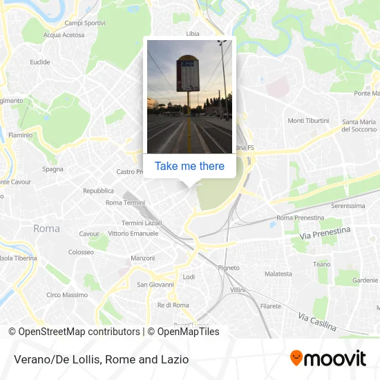 Verano/De Lollis map