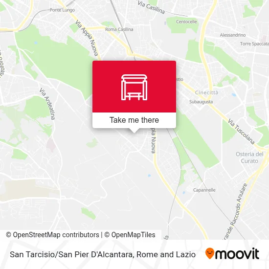 San Tarcisio / San Pier D'Alcantara map