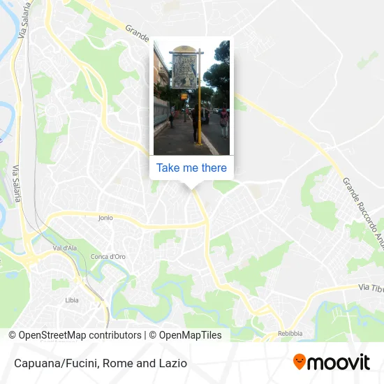 Capuana/Fucini map