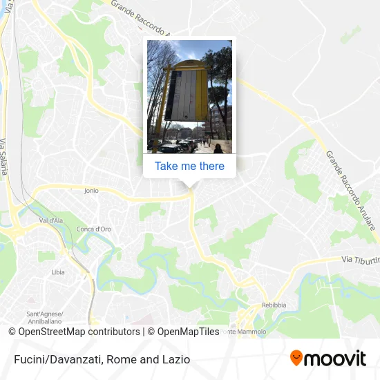 Fucini/Davanzati map