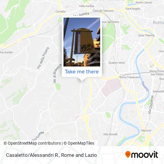 Casaletto/Alessandri R. map