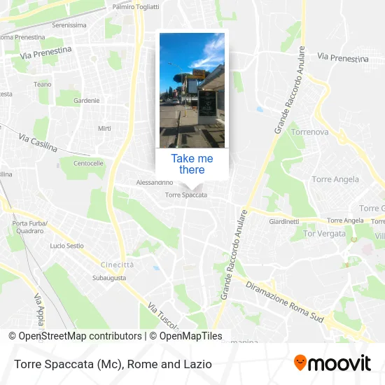 Torre Spaccata (Mc) map