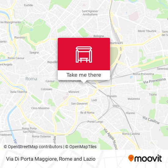 Via Di Porta Maggiore map