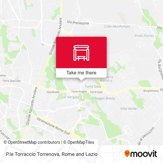 Torraccio Torrenova Square map