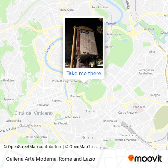 Galleria Arte Moderna map