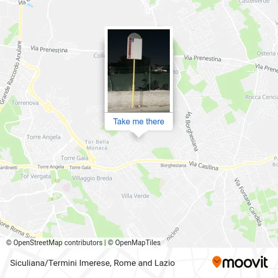 Siculiana/Termini Imerese map